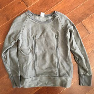 Nursing Sweatshirt with Zip Openings